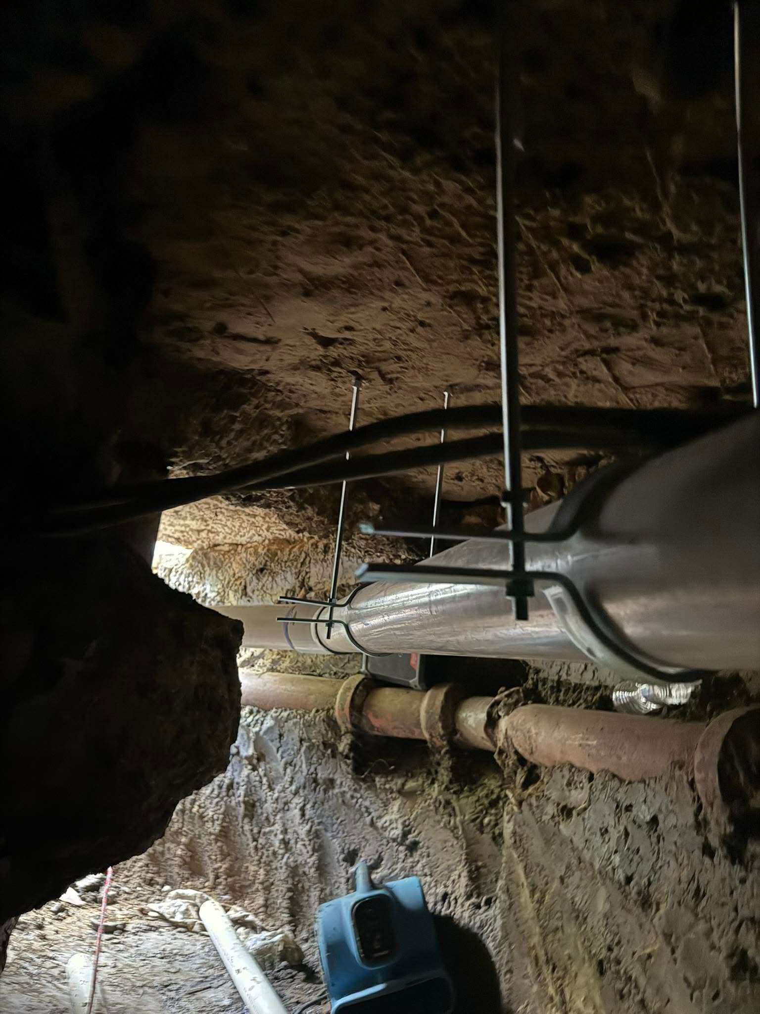 Crawlspace Plumbing Work