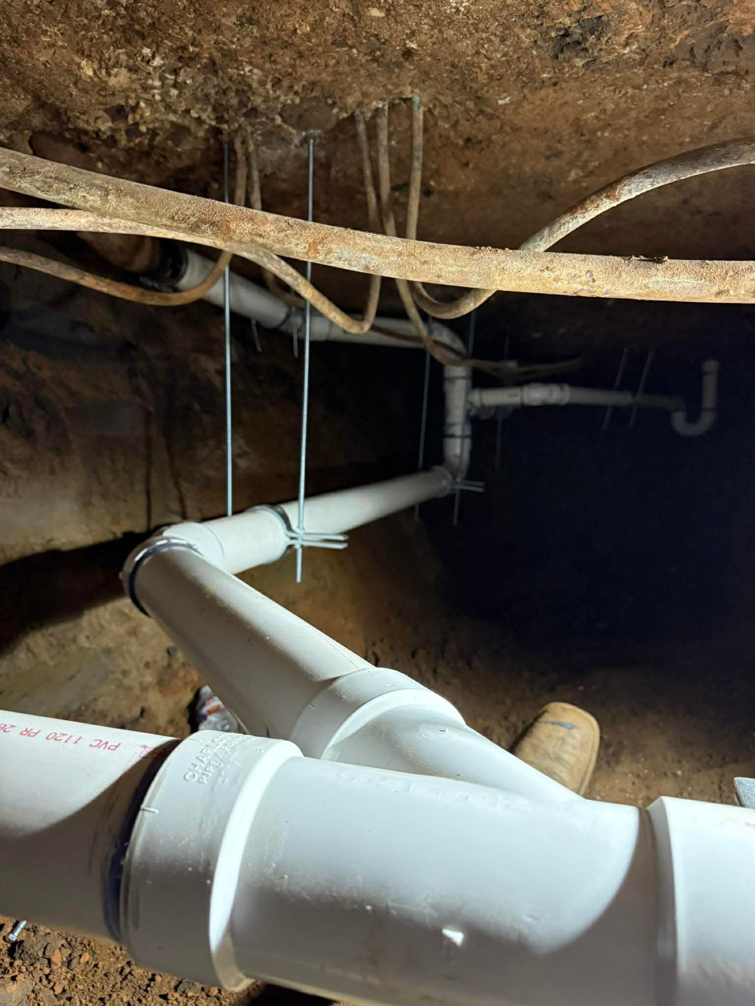 Under Home Pipe Routing